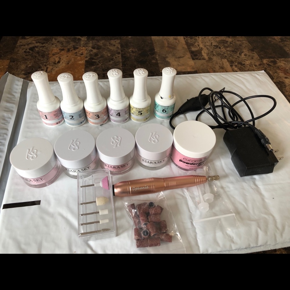 Kiara Sky Powder Dip & Ophanie electric nail file
